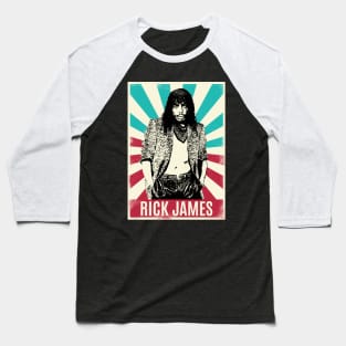 Vintage Retro Rick James Baseball T-Shirt